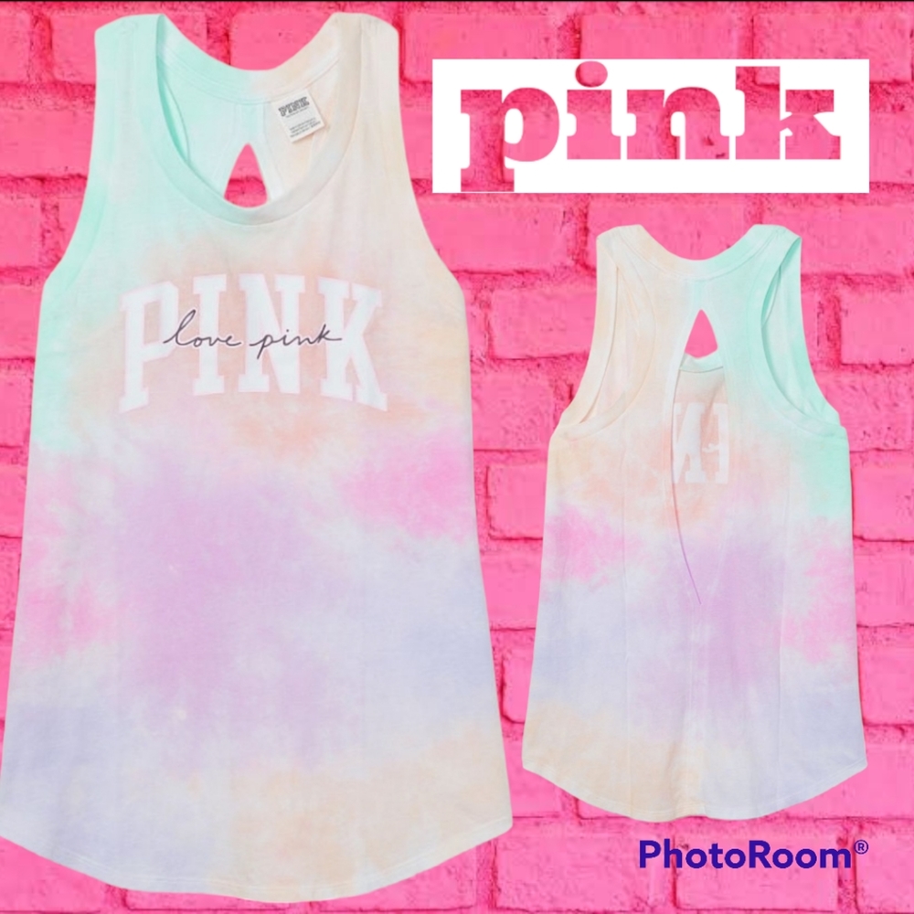 💕•VS PINK•💕•KNIT RACERBACK PERFECT TANK TOP•Medium•💕
